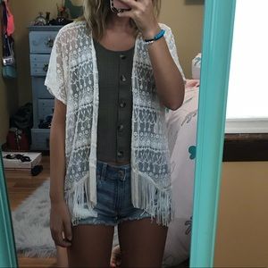 Lace Kimono Cover up